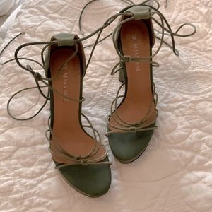 Alias Mae green heels size 37, new and never worn